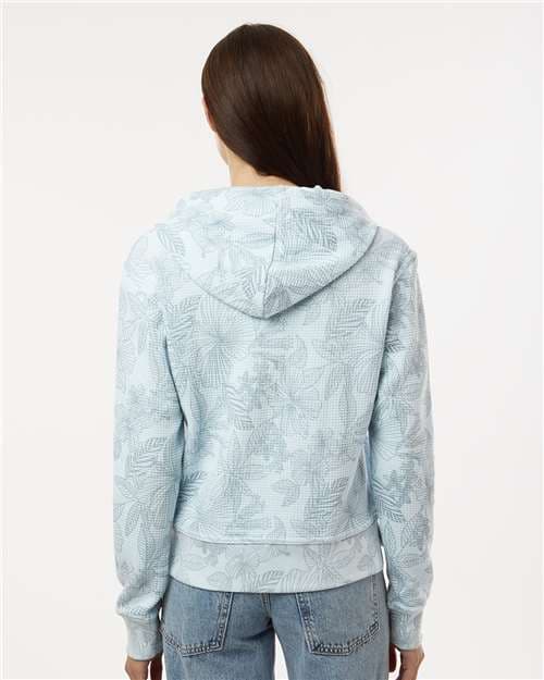 MV Sport Women's Maddie Floral Print Hooded Sweatshirt thumbnail 5