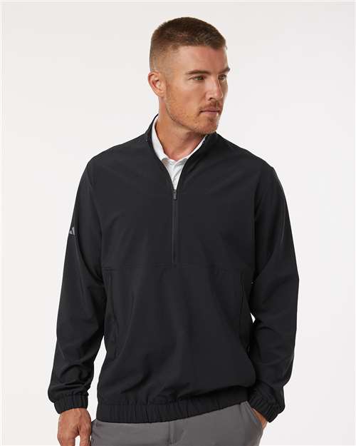 Adidas Men's Stretch Woven Half-Zip Pullover thumbnail 2
