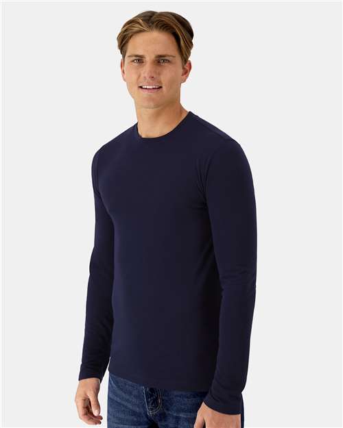 Hanes Unisex Cool DRI® Cotton Touch Long Sleeve T-Shirt thumbnail 4