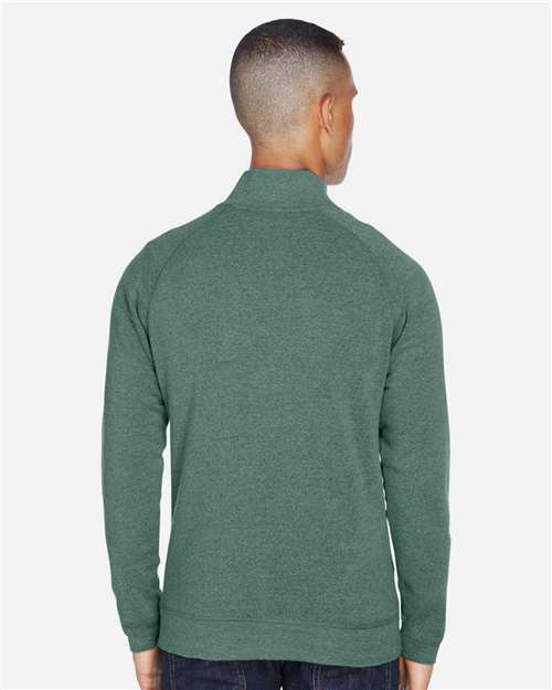 J. America Men's Triblend Quarter-Zip Sweatshirt thumbnail 5