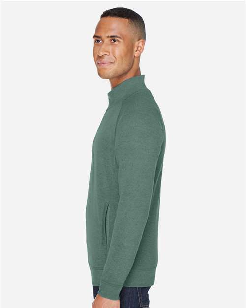 J. America Men's Triblend Quarter-Zip Sweatshirt thumbnail 6