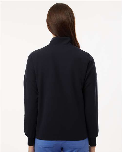 Jaanuu Women's Ceri Essential Full-Zip 6-Pocket Scrub Jacket thumbnail 5