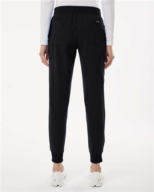 Jaanuu Women's Petite Sizes Silex Knit-Waist Scrub Joggers thumbnail 5