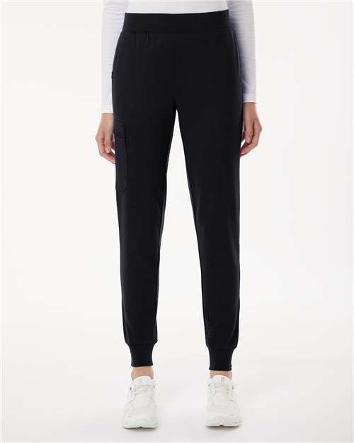 Jaanuu Women's Petite Sizes Rubi UltraSOFT™ Scrub Joggers thumbnail 2