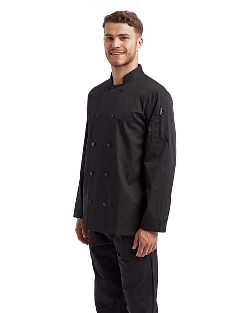 Artisan Collection by Reprime Unisex Recycled Chef Coat thumbnail 4