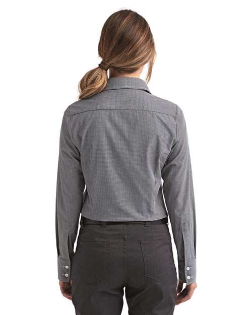Artisan Collection by Reprime Women's Microcheck Gingham Cotton Shirt thumbnail 5