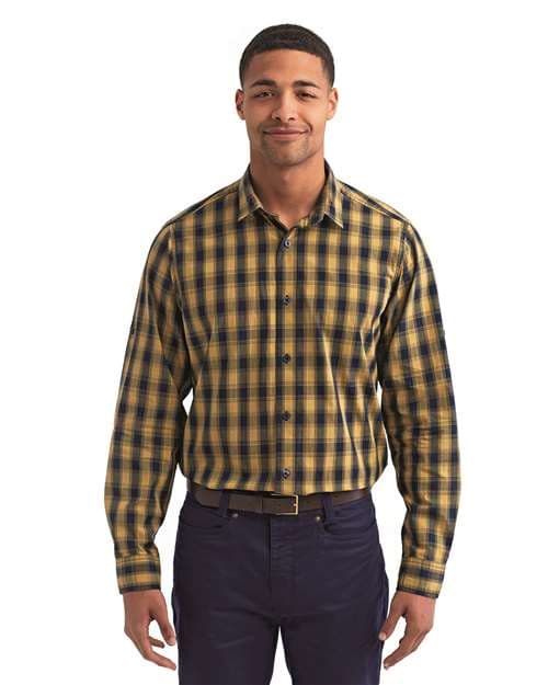 Artisan Collection by Reprime Men's Mulligan Check Cotton Shirt thumbnail 2