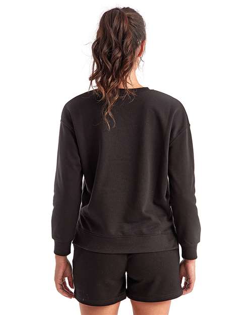 TriDri Women's Billie Side-Zip Crewneck Sweatshirt thumbnail 4