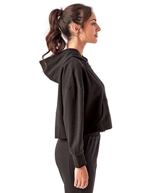 TriDri Women's Alice Half-Zip Hooded Sweatshirt thumbnail 5