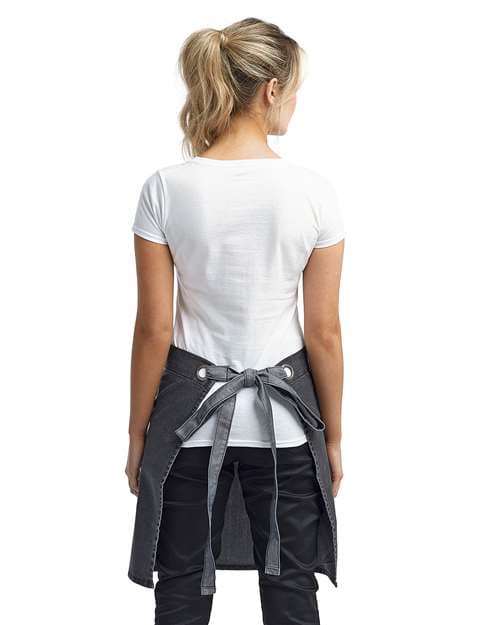 Artisan Collection by Reprime Domain Contrast Denim Waist Apron thumbnail 4