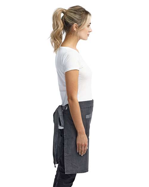 Artisan Collection by Reprime Domain Contrast Denim Waist Apron thumbnail 5