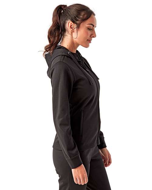 TriDri Women's Spun Dyed Full-Zip Hooded Sweatshirt thumbnail 5