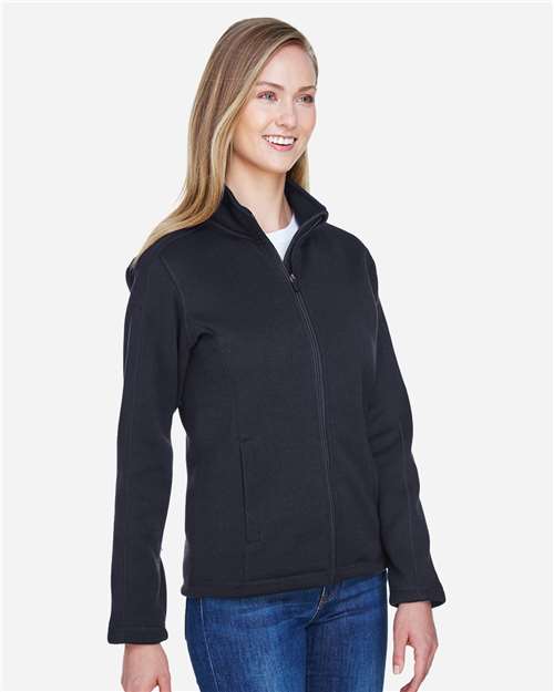 Devon & Jones Women's Bristol Full-Zip Sweater Fleece Jacket thumbnail 6