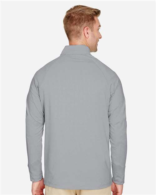 Devon & Jones Men's CrownLux Performance® Clubhouse Micro-Stripe Quarter-Zip Pullover thumbnail 5