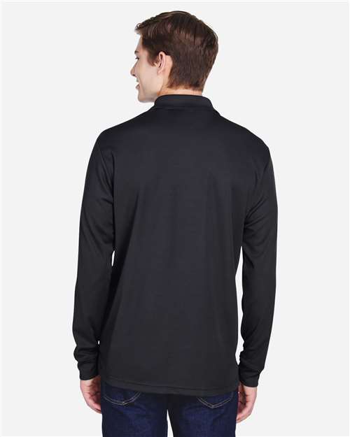 CORE365 Men's Pinnacle Performance Long Sleeve Piqué Polo with Pocket thumbnail 5