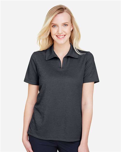 Devon & Jones Women's CrownLux Performance® Address Melange Polo thumbnail 2
