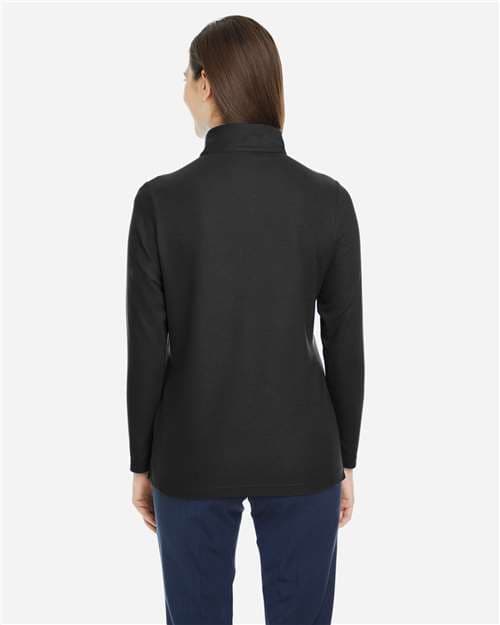 CORE365 Women's Fusion ChromaSoft™ Pique Quarter-Zip Pullover thumbnail 5