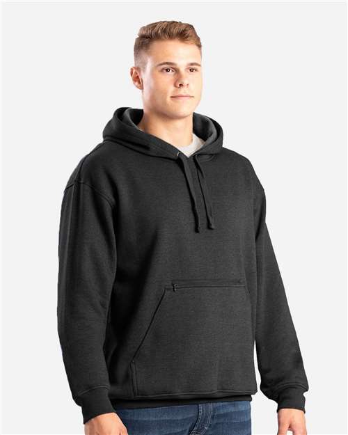 Berne Apparel Men's Heritage Zip Pocket Hooded Sweatshirt thumbnail 2