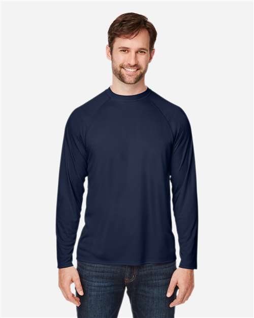 CORE365 Unisex Ultra UVP™ Marina Raglan Long Sleeve T-Shirt thumbnail 2