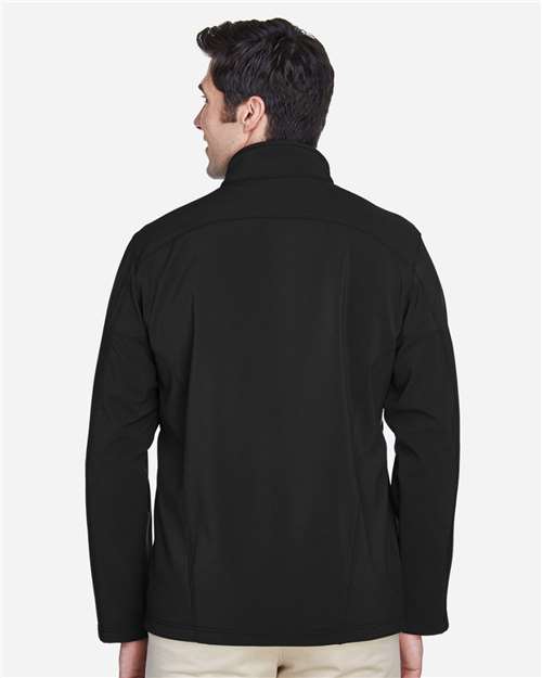 CORE365 Men's Cruise Two-Layer Fleece Bonded Soft Shell Jacket thumbnail 5