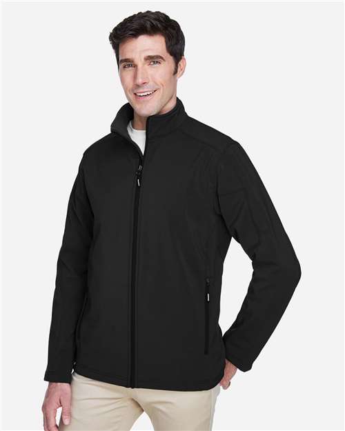 CORE365 Men's Cruise Two-Layer Fleece Bonded Soft Shell Jacket thumbnail 6