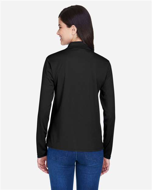 CORE365 Women's Pinnacle Performance Long Sleeve Piqué Polo thumbnail 5
