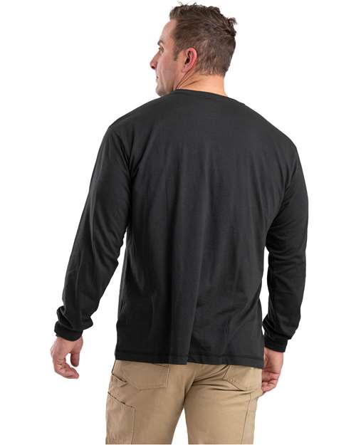 Berne Apparel Men's Performance Long Sleeve Pocket T-Shirt thumbnail 3