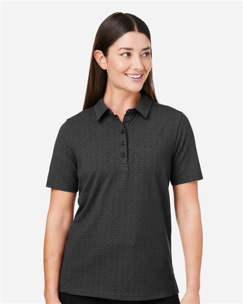 Devon & Jones Women's Crownlux Performance® Geo Polo thumbnail 2