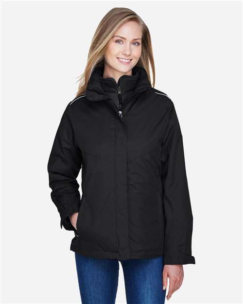 CORE365 Women's 3-in-1 Jacket with Fleece Liner thumbnail 2