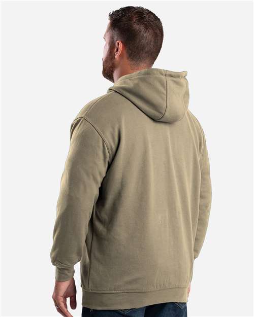 Berne Apparel Men's Tall Heritage Thermal-Lined Full-Zip Hooded Sweatshirt thumbnail 3