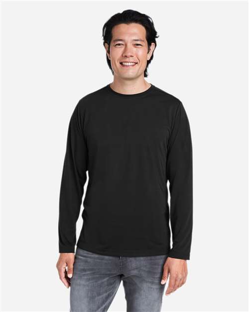 CORE365 Unisex Fusion ChromaSoft™ Performance Long Sleeve T-Shirt thumbnail 2