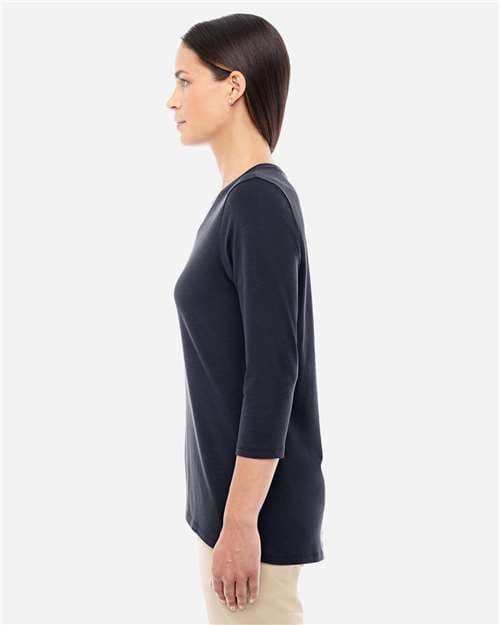 Devon & Jones Women's Perfect Fit™ Bracelet-Length V-Neck Top thumbnail 5