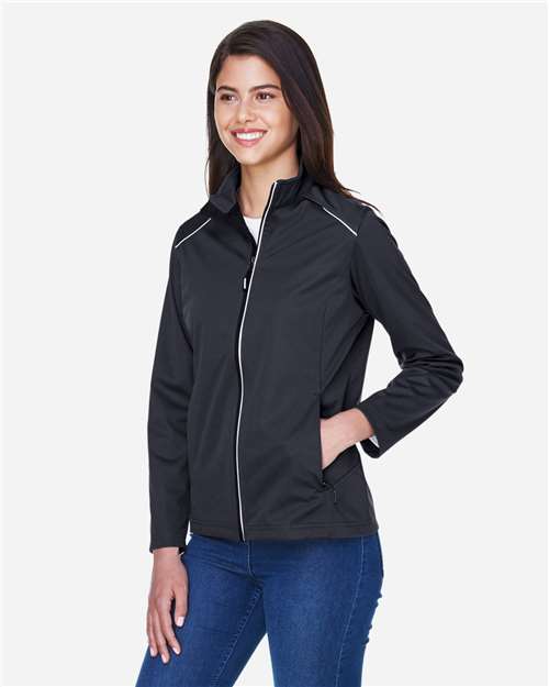 CORE365 Women's Techno Lite Three-Layer Knit Tech-Shell thumbnail 6