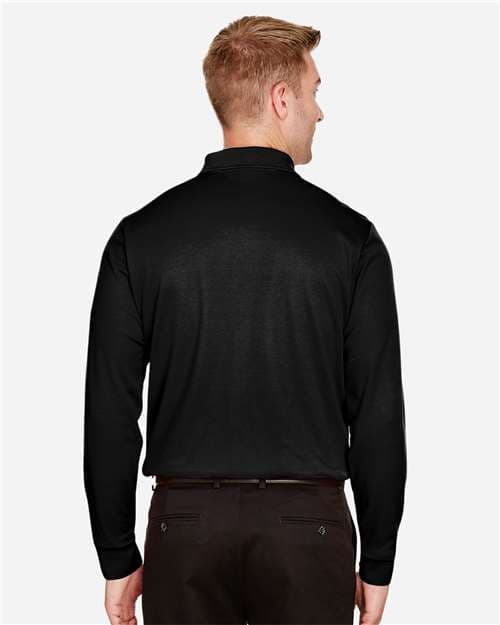 Devon & Jones Men's CrownLux Performance® Plaited Long Sleeve Polo thumbnail 5