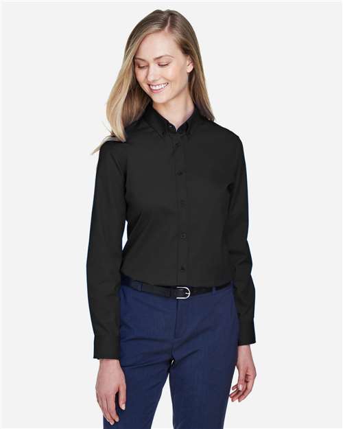 CORE365 Women's Operate Twill Shirt thumbnail 2