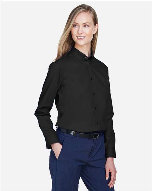 CORE365 Women's Operate Twill Shirt thumbnail 6