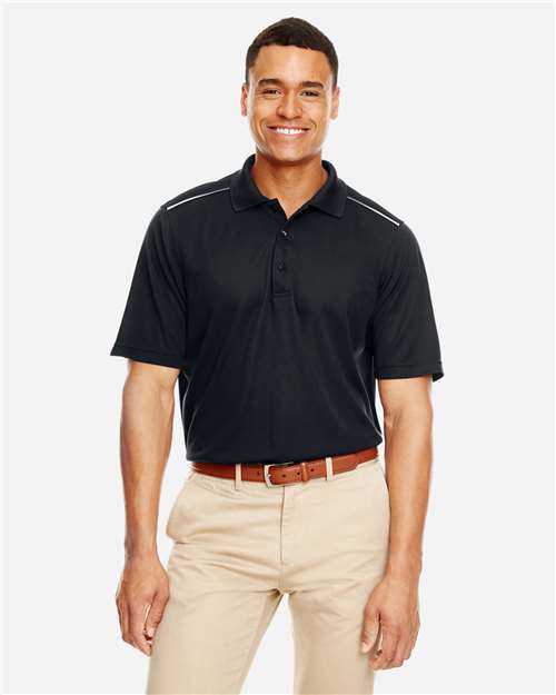 CORE365 Men's Radiant Performance Piqué Polo with Reflective Piping thumbnail 2