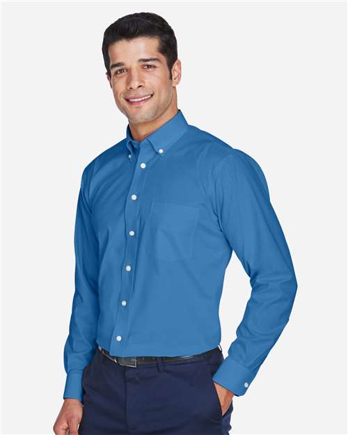 Devon & Jones Men's Crown Collection® Oxford Woven Dress Shirt thumbnail 6
