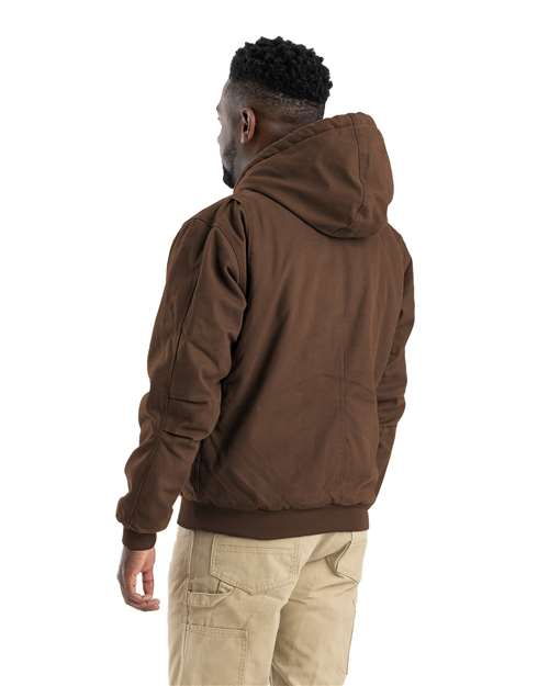 Berne Apparel Men's Heartland Washed Cotton Duck Hooded Jacket thumbnail 4