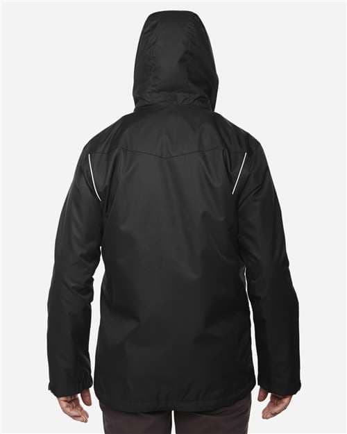 CORE365 Men's Tall Region 3-in-1 Jacket with Fleece Liner thumbnail 5