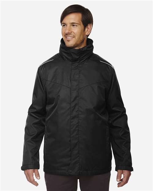 CORE365 Men's Tall Region 3-in-1 Jacket with Fleece Liner thumbnail 2