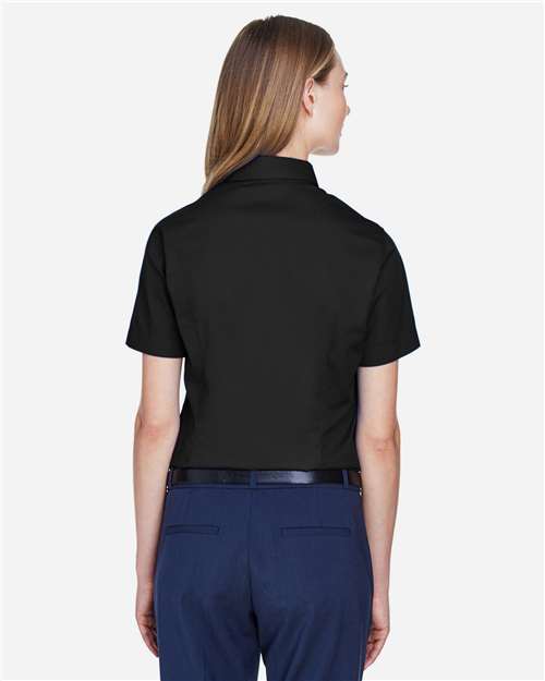 CORE365 Women's Optimum Short Sleeve Twill Shirt thumbnail 5