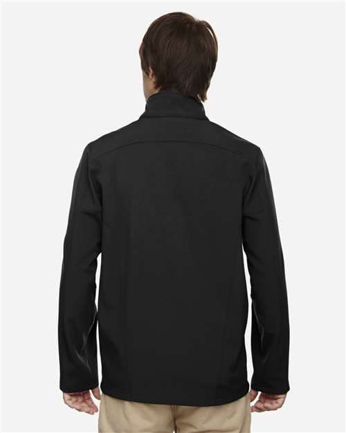 CORE365 Men's Tall Cruise Two-Layer Fleece Bonded Soft Shell Jacket thumbnail 4
