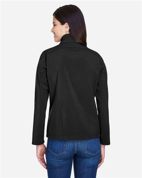 CORE365 Women's Cruise Two-Layer Fleece Bonded Soft Shell Jacket thumbnail 5