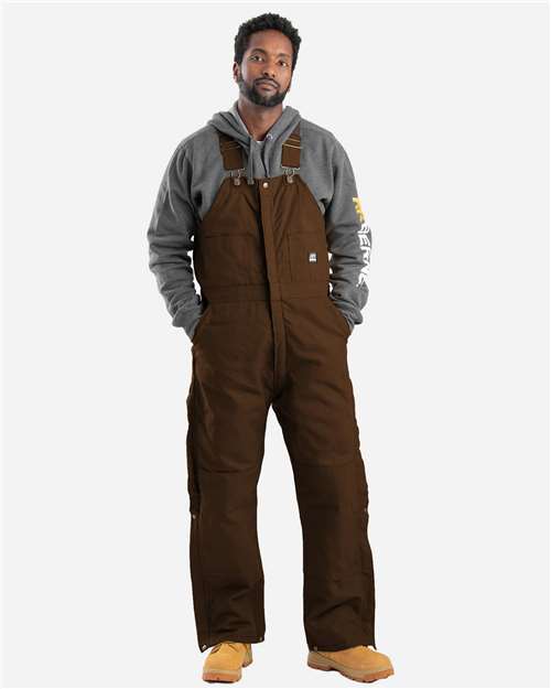 Berne Apparel Men's Tall Heritage Insulated Bib Overall thumbnail 2
