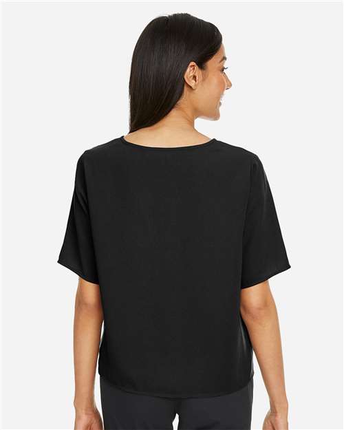Devon & Jones Women's Perfect Fit™ Tie Front Blouse thumbnail 5