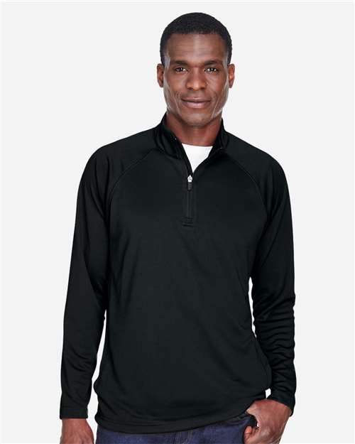 Devon & Jones Men's Stretch Tech-Shell® Compass Quarter-Zip Pullover thumbnail 2