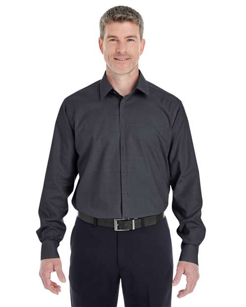 Devon & Jones Men's Crown Collection® Royal Dobby Dress Shirt thumbnail 2