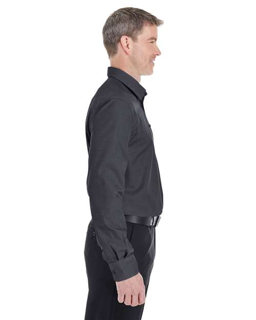 Devon & Jones Men's Crown Collection® Royal Dobby Dress Shirt thumbnail 4
