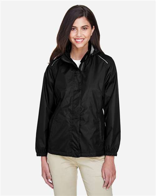 CORE365 Women's Climate Seam-Sealed Lightweight Variegated Ripstop Jacket thumbnail 2
